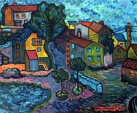 peinture : GC-1973-166A