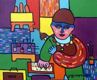 peinture : GC-1984-594A