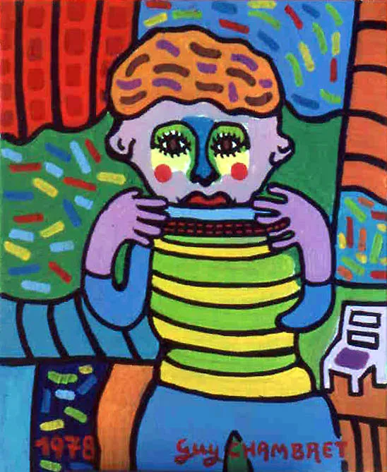 peinture l'harmonica