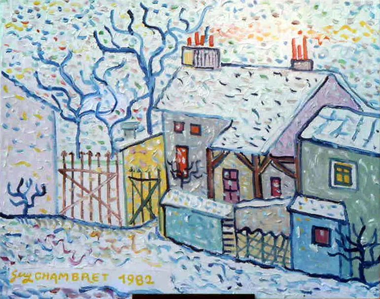 peinture neige