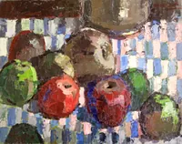 peinture : Pommes
