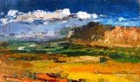 peinture : La vallée du Rhône