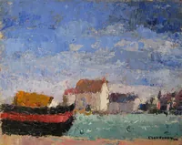 peinture : Port du canal