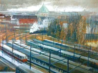 Peinture - Gare de Dijon ville