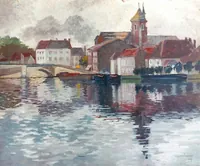 Peinture - St Jean de Losne