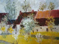 Peinture - Paysage des Hautes-Côtes
