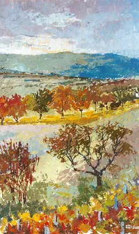 Peinture - Vers Corcelles les Monts