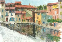 Peinture - Le miroir de Martigues