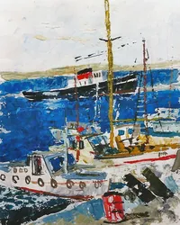 Peinture - Port de Fos sur Mer 1