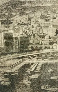 Peinture - Le port de Monaco