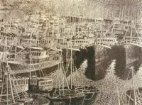 Peinture - Chalutiers à Concarneau