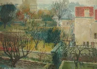 Peinture - Les jardins de Bellevue