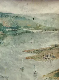 Peinture - Lac Kir au Belvédaire de Talant