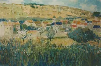Peinture - Bévy dans les Hautes-Côtes