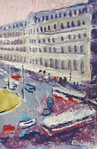 peinture : Place Darcy