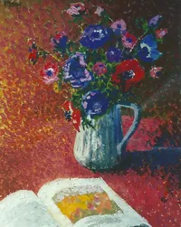 Peinture - Les asters