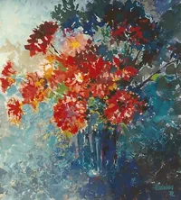 Peinture - Bouquet de fleurs