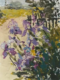 Peinture - Les iris