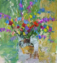 Peinture - Bouquet de fleurs 1
