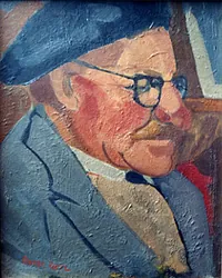 peinture : Père Henry, poilu de 14
