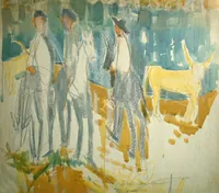 peinture : Les cavaliers