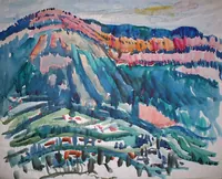peinture : Région d'Aix les Bains n°2
