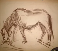 peinture : Le cheval