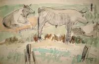 peinture : Les vaches n°6
