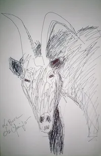 peinture : Le bouc