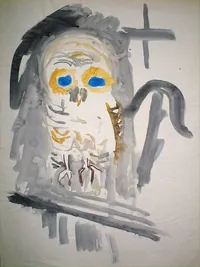 peinture : Le hibou n°5