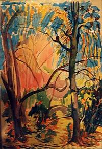 peinture : Printemps au Renouveau