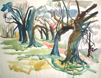 peinture : Les arbres n°14