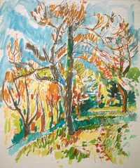 peinture : Les arbres n°32