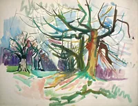 peinture : Les arbres n°33