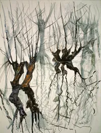 peinture : Les arbres n°73