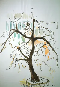 peinture : Le cerisier n°2