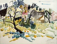 peinture : Cheneroilles Le Fourneau