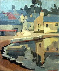 peinture : Toits de Prenois