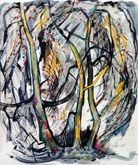peinture : Printemps à Cheneroilles n°1