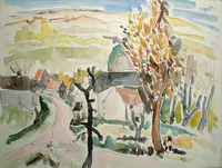 peinture : Cheneroilles n°2
