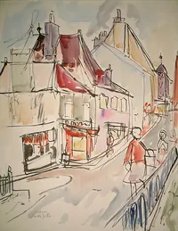peinture : Mirebeau