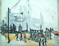 peinture : Dijon. Place du 1er MAI
