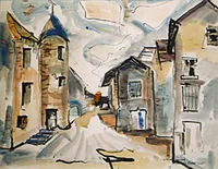 peinture : Rue de Chateauneuf n°1