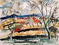 peinture : Paysage autour de Chat. n°3