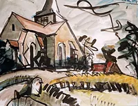 peinture : L'église