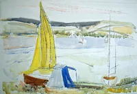 peinture : Voiles sur Panthier n°10