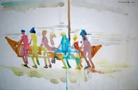 peinture : La mise à l'eau