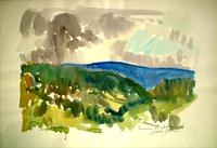 peinture : Environs de Chateauneuf n°6
