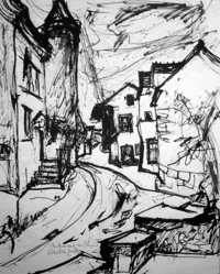 peinture : Chateauneuf en Auxois n°23