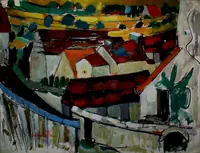 peinture : Hostellerie du château